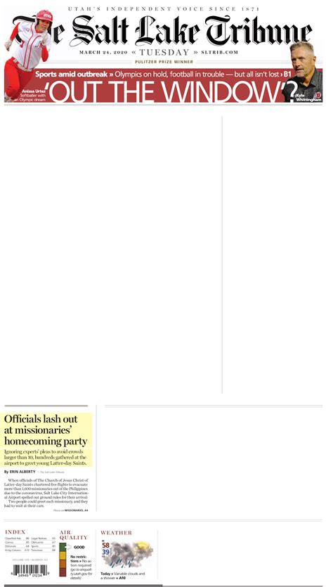 SL Tribune: Officials lash out at irresponsible missionary homecoming