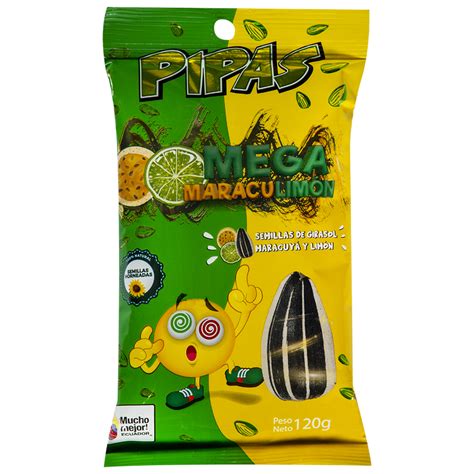 Semilla Girasol Pipas Mega Maracuyá Limón 120g 979916