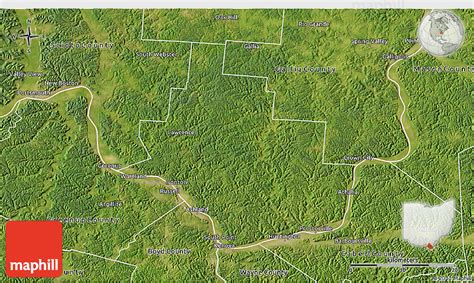 Satellite 3d Map Of Lawrence County