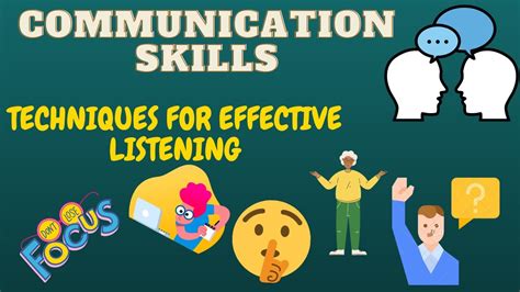 Listening Techniques For Effective Listening Communication Skills