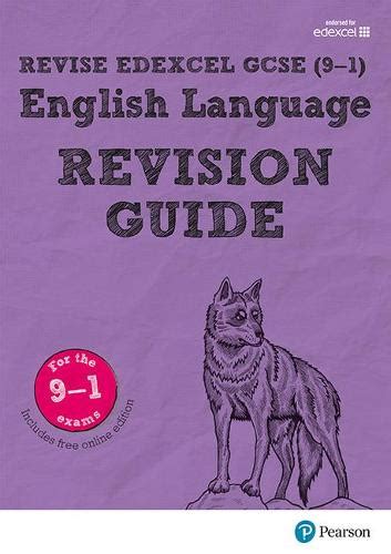 Pearson Revise Edexcel Gcse English Language Revision Guide For