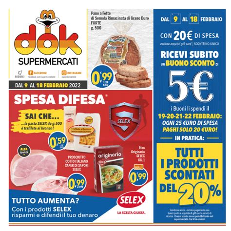 Nuovo Volantino Supermercati Dok COSENZA PRIME