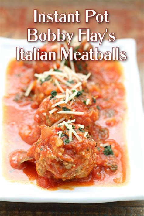 Instant Pot Bobby Flay S Italian Meatballs Days Of Slow Cooking