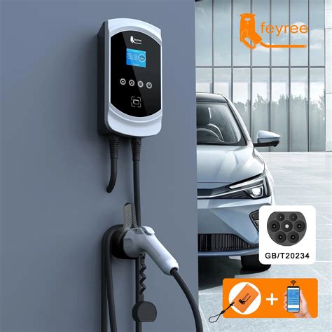 Feyree Evse Wallbox Ev Cargador Gb T Socket A Kw Fase A Kw