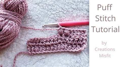 How To Crochet The Puff Stitch Youtube