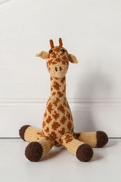 Giselle The Giraffe Knitting Patterns And Crochet Patterns From