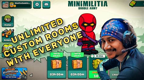 Mini Militia Live Unlimited Custom Rooms Matches Mini Militia Doodle