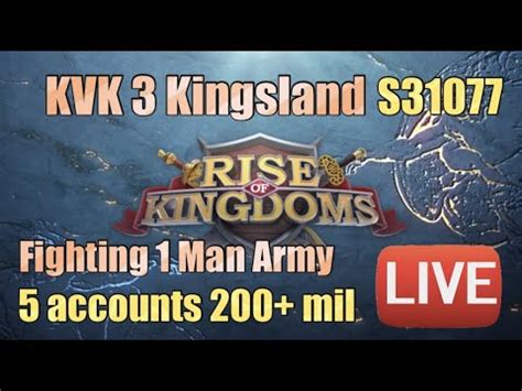 KVK 3 Kingsland Live Stream Rise Of Kingdoms YouTube