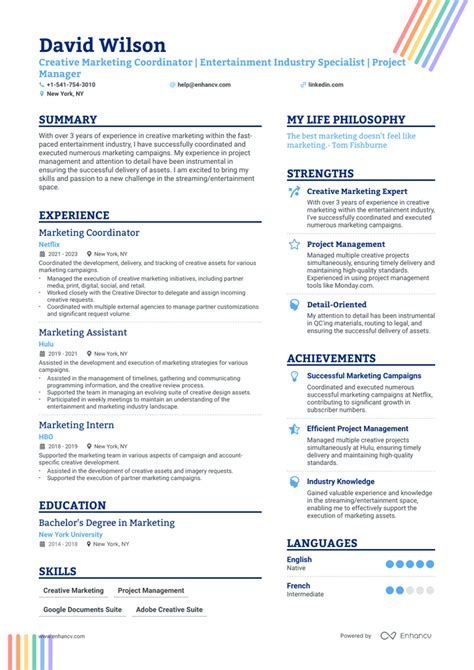 5 Creative Marketing Resume Examples & Guide for 2023