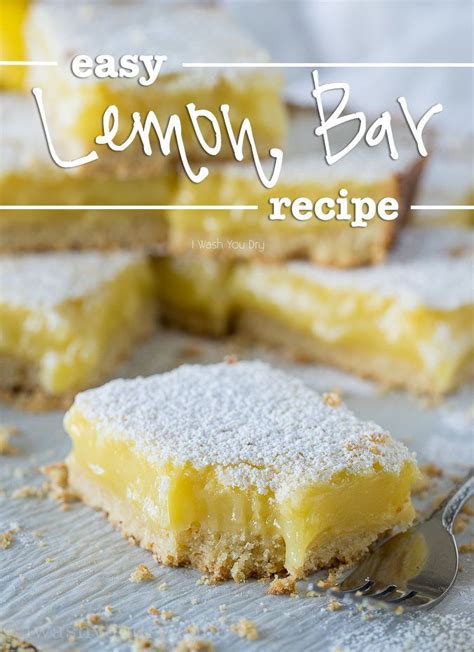 Super Easy Lemon Bar Recipe Recipe Lemon Bars Easy Lemon Bars Recipe Bars Recipes