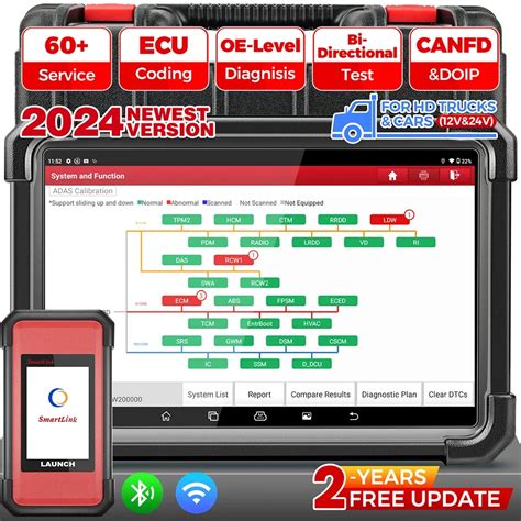 Launch X Pro S Smartlink Hd V Car V Truck Heavy Duty Obdii