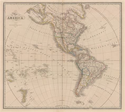 James Wyld Map Of America 1840 The Map House