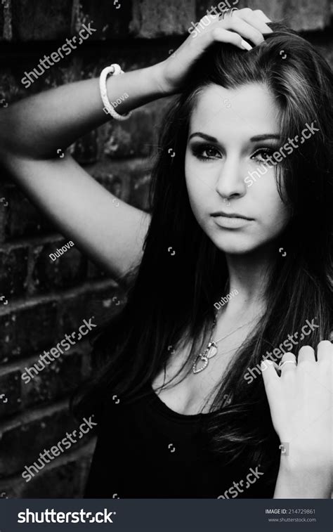 Beautiful Brunette Teenage Girl Stock Photo Shutterstock