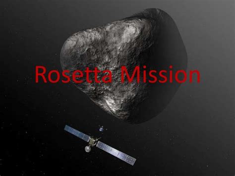 Rosetta mission