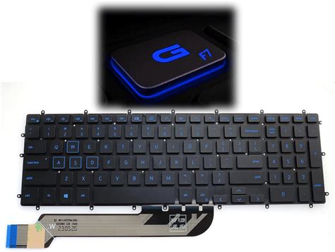 Amazon Lefix Us Blue Backlit Keyboard Frameless Without Frame