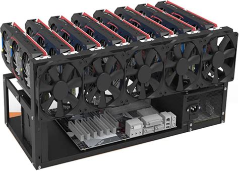 Fan GPU Open Frame Mining Rig KIT With Motherboard CPU RAM 59 OFF