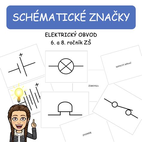 Schématické Značky Elektrický Obvod Fyzika Učiteléučitelůmcz