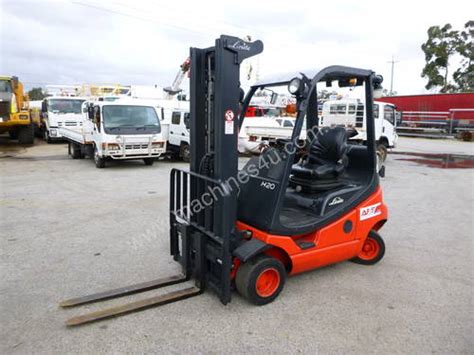 Used 2005 Linde 2005 Linde H20t 03 2 Tonne Lpg Container Mast Forklift