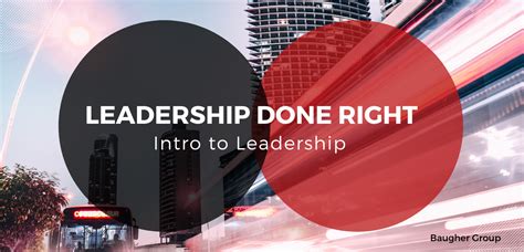 LDR – Intro to Leadership | Baugher Group, LLC. 