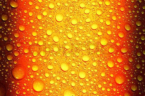 Water Drops On Beer Background Stock Image Colourbox