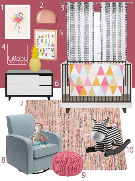 my modern nursery 117 punky pink | Nursery inspiration, Pink nursery ...