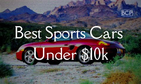 Best Sports Cars Under K Ultimate Guide