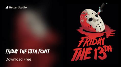 Friday the 13th Font: Download Free font & Logo