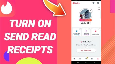 How To Turn On Send Read Receipts On Tinder App Youtube