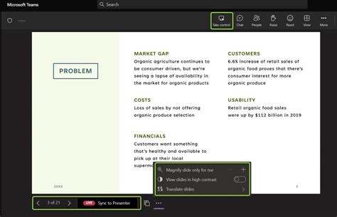 Start To Use Powerpoint Live In Microsoft Teams Meetings