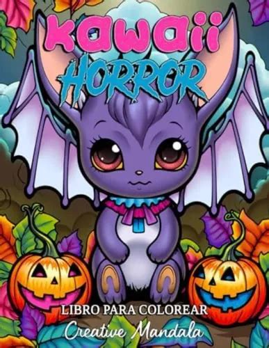 Libro Kawaii Horror Libro De Colorear Para Adultos Persona Cuotas