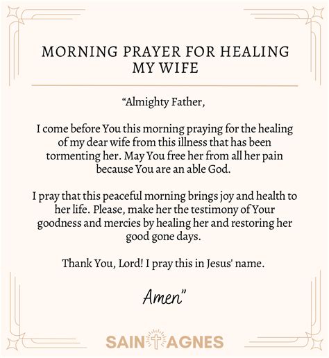 7 Prayers For My Sick Wifes Healing Give Her Strength