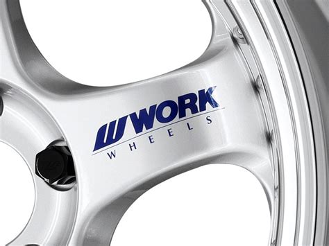 WORK Wheels Blue WORK Wheels Spoke Sticker - JPD Japan / ジェイ ピー ディー ジャパン