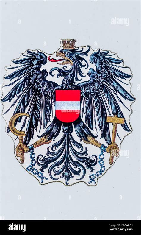 Austria National Coat Of Arms Stock Photo Alamy