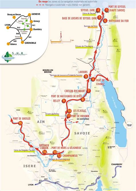 Navigating the Rhône: from Lake Geneva in Switzerland to the French ...