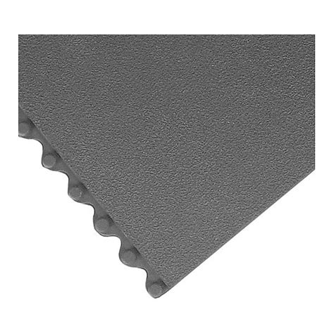 Notrax Black Static Dissipative Mat In Thick Natural Rubber