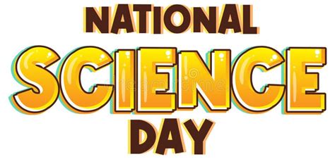 National Science Day Poster Design Stock Vector - Illustration of ...