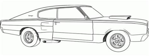 Free Muscle Cars Coloring Pages Pdf