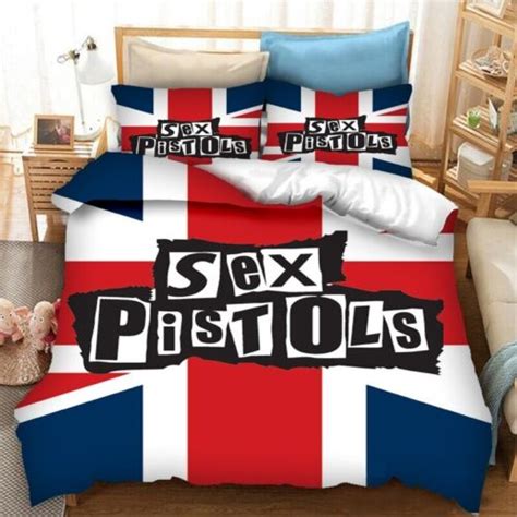 Sex Pistols Music Quilt Cover Double Sided Pillowcase Duvet Cover