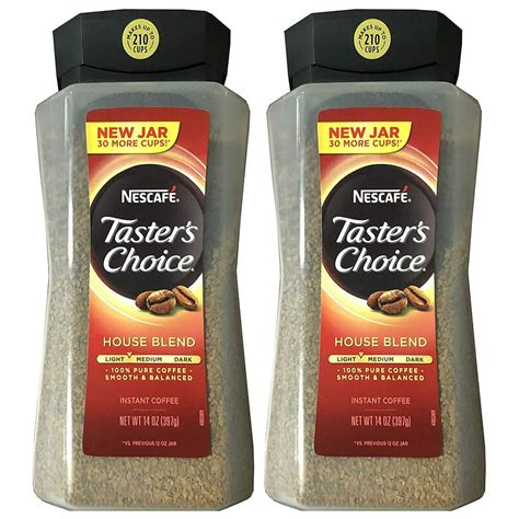 Tasters Choice Original Gourmet Instant Coffee 14 Oz Pack Of 2