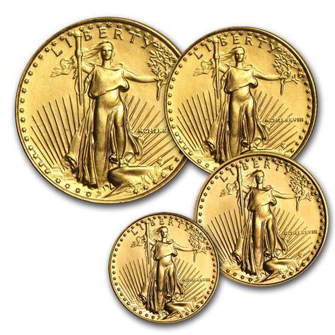 Buy 1988 4 Coin American Gold Eagle Set Bu Apmex