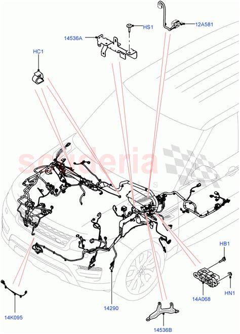 Electrical Wiring Engine And Dash Engine Compartment V