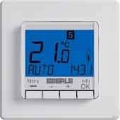 Eberle Controls UP Uhrenthermostat FIT 3 R weiß