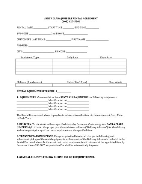 Home Renters Agreement - Free Printable Documents