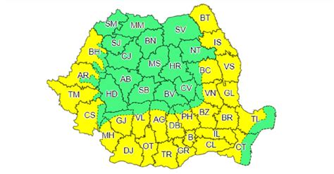 Prognoza meteo ANM sâmbătă 2 iulie 2022 Cod galben de caniculă în mai