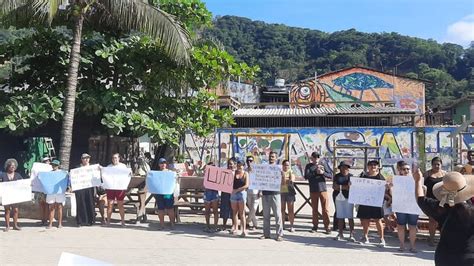 Moradores Da Vila Sahy Fazem Passeata Contra Demoli O De Casas