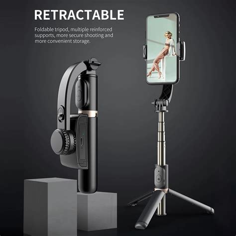 Q08 Handheld Gimbal Smartphone Bluetooth Handheld Stabilizer With