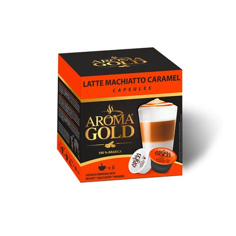 Кофе в капсулах Aroma Gold Latte Caramell, 180 г цена | pigu.lt