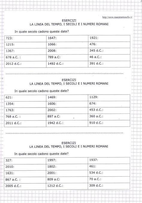 I Numeri Romani Matematica Percorso Classe Quinta Maestra Clara E