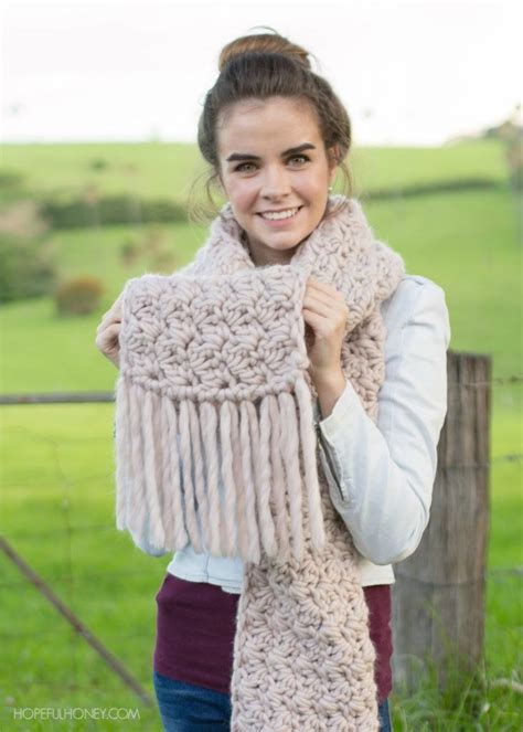 Woodrose Fringe Scarf Crochet Pattern Giveaway Artofit