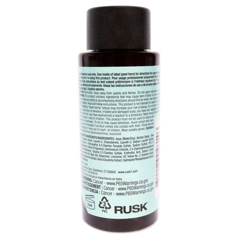 Rusk Rusk Deepshine Gloss Demi Permanent Color 3r Dark Red Brown By